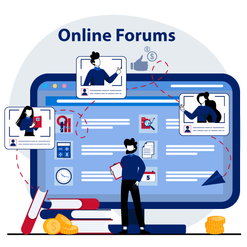 Online forum website design and development